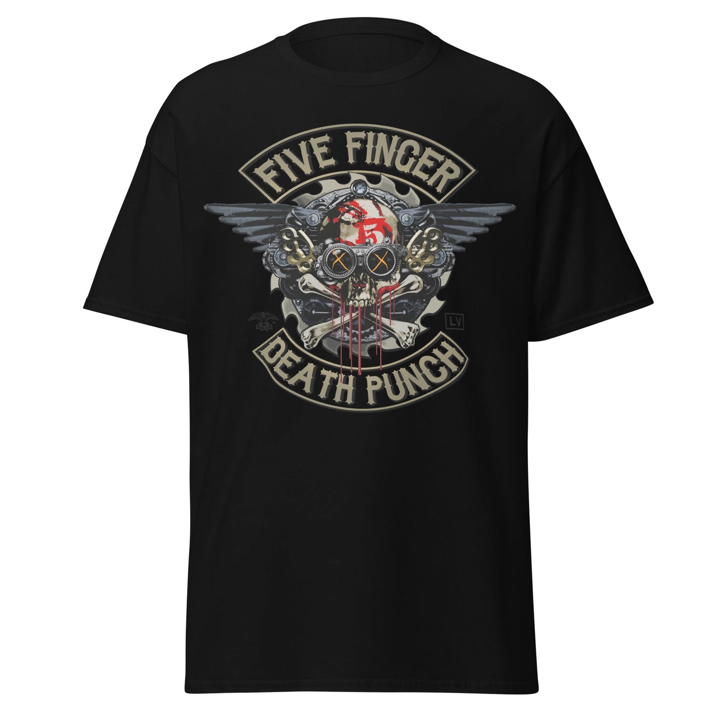 Five Finger Death Punch Five Finger Death Punch - Crossbones Jumbo Print T-Shirt