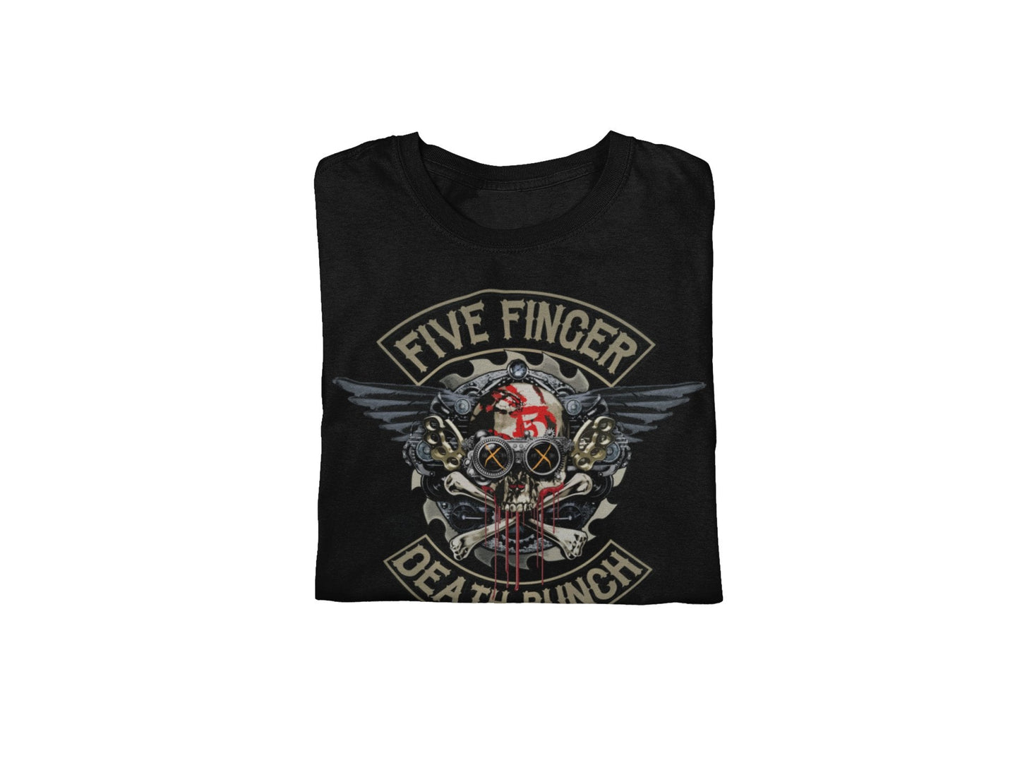 Five Finger Death Punch Five Finger Death Punch - Crossbones Jumbo Print T-Shirt