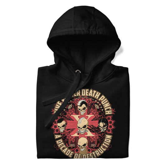 Five Finger Death Punch Five Finger Death Punch - Decade of Destruction Hoodie