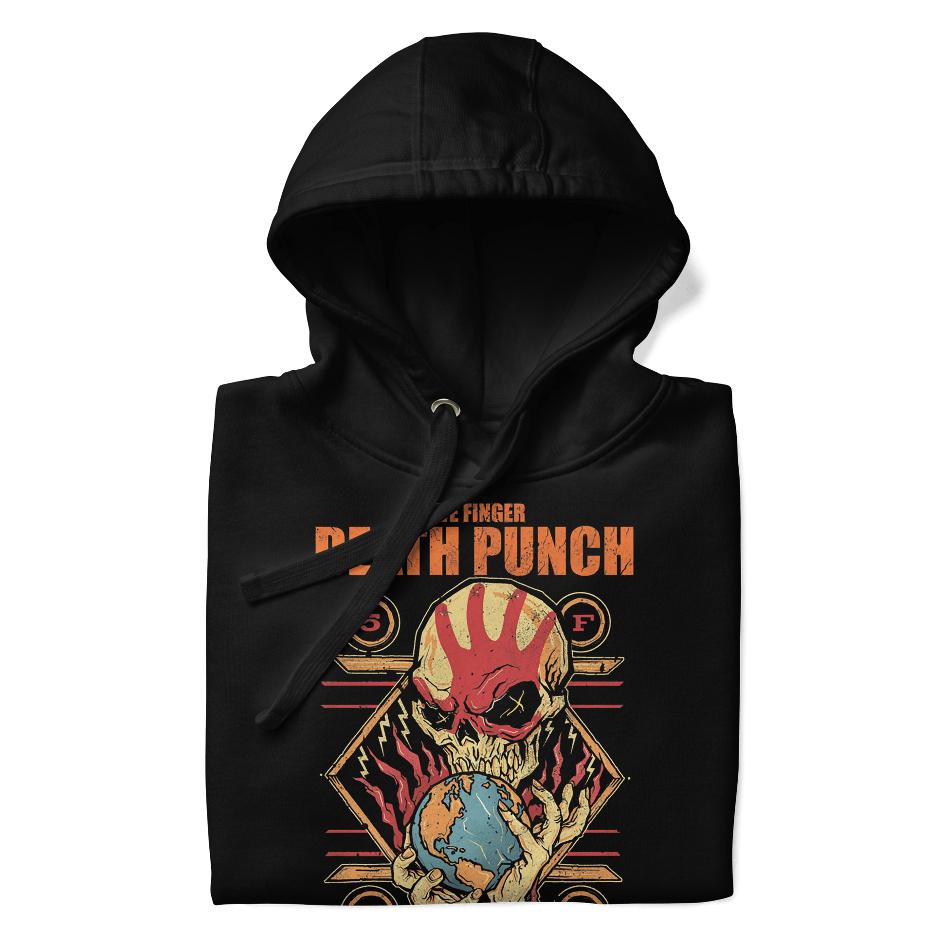 Five Finger Death Punch Five Finger Death Punch - Hand Skull Logo Hoodie