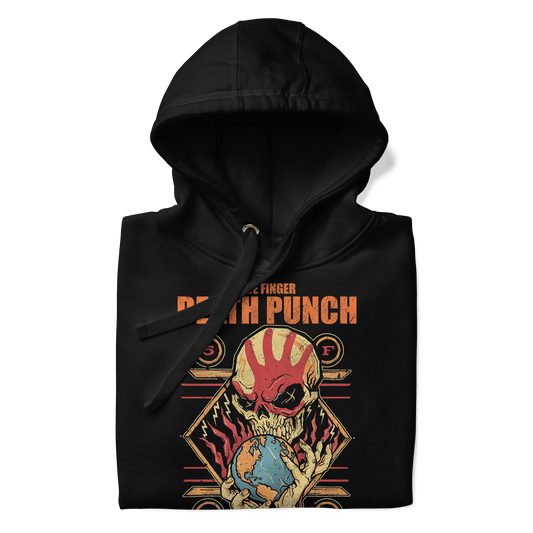 Five Finger Death Punch Five Finger Death Punch - Hand Skull Logo Hoodie