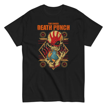 Five Finger Death Punch Five Finger Death Punch - Hand Skull Logo T-Shirt
