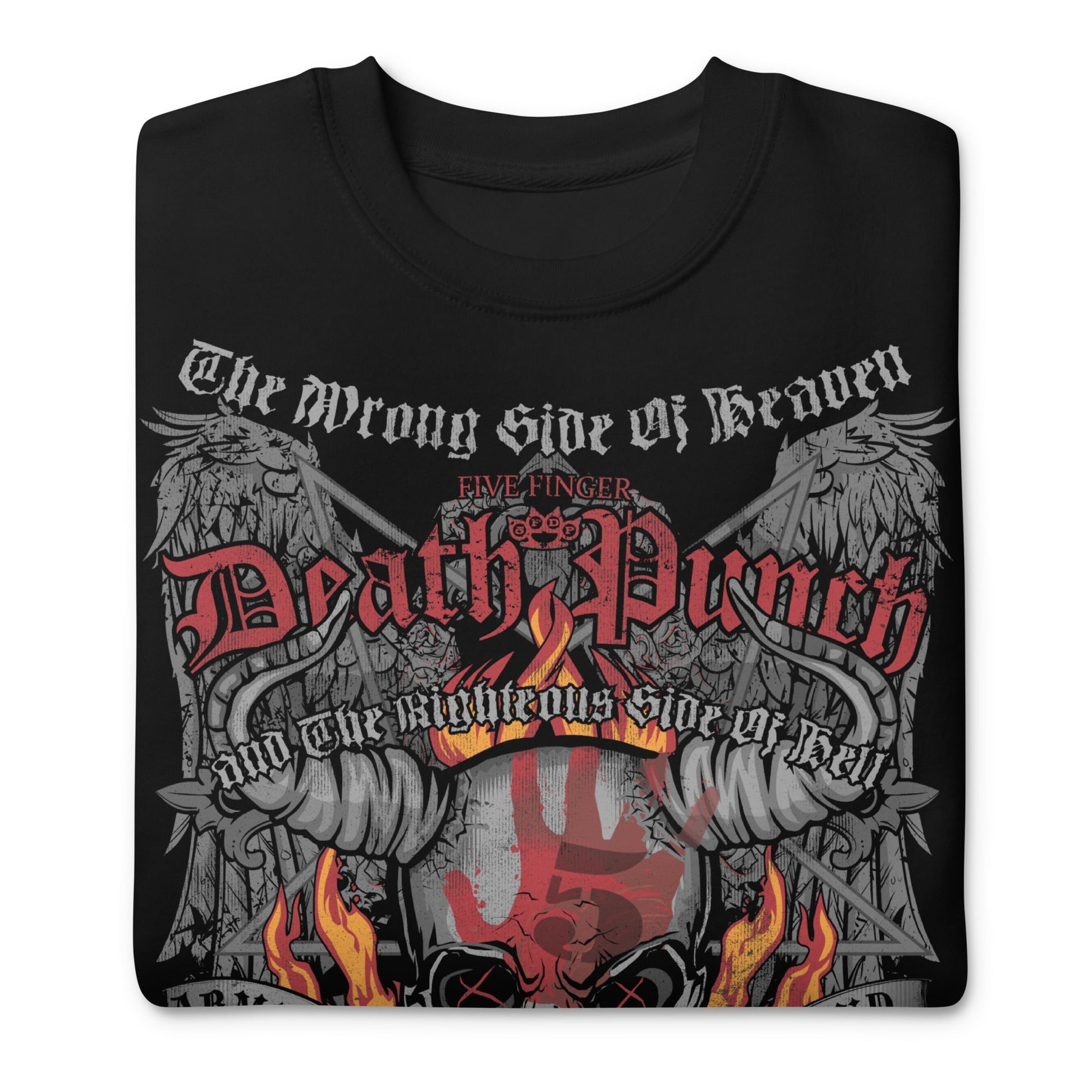 Five Finger Death Punch Five Finger Death Punch - Wrong or Righteous Jumbo Print Sweatshirt