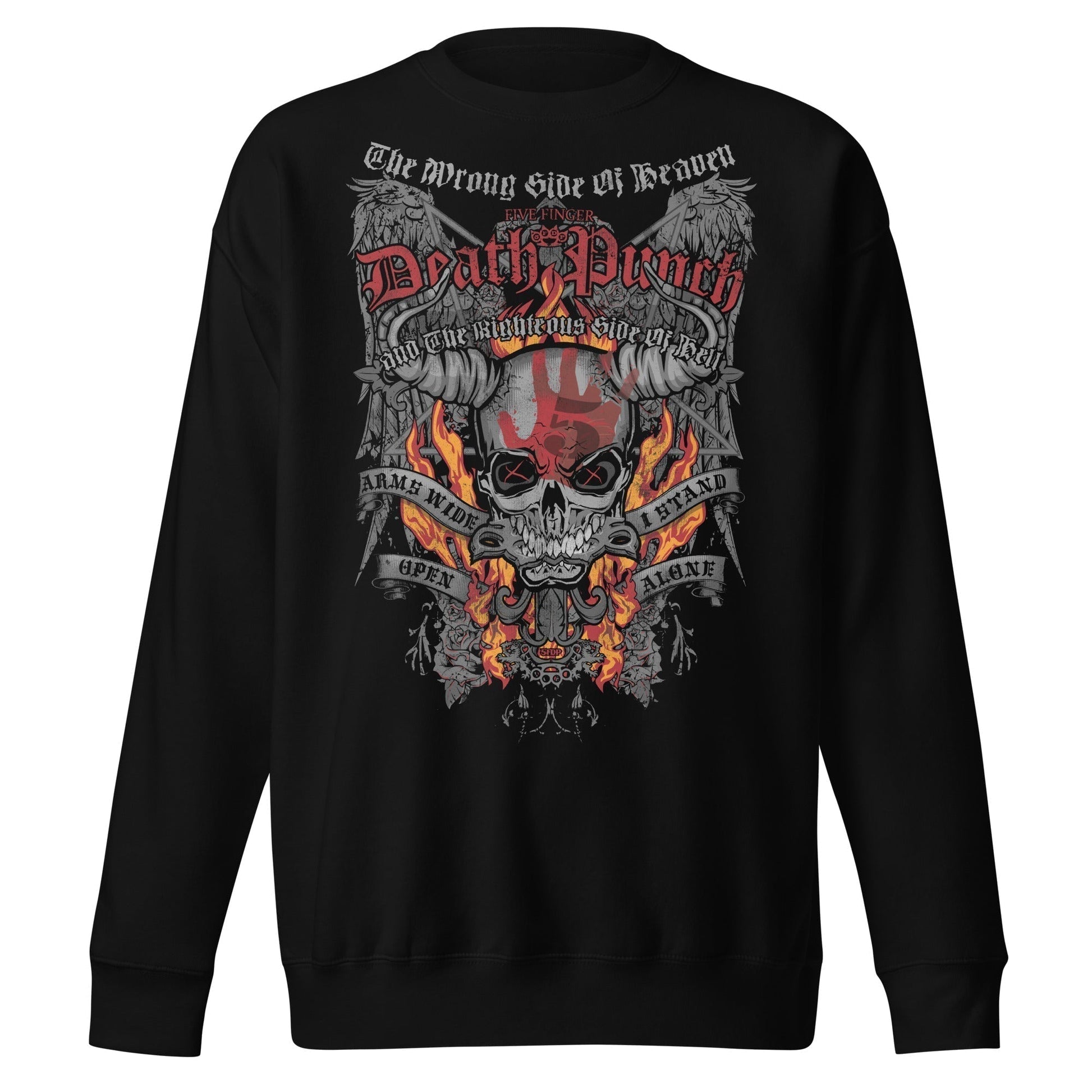 Five Finger Death Punch Five Finger Death Punch - Wrong or Righteous Jumbo Print Sweatshirt