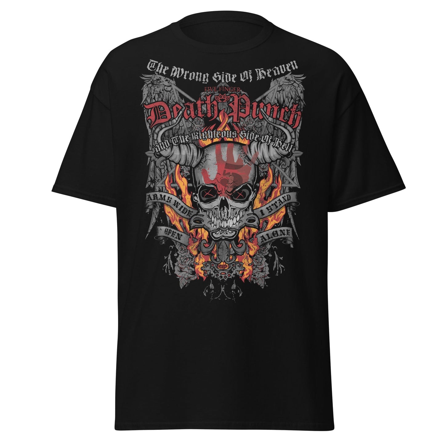 Five Finger Death Punch Five Finger Death Punch - Wrong or Righteous Jumbo Print T-Shirt