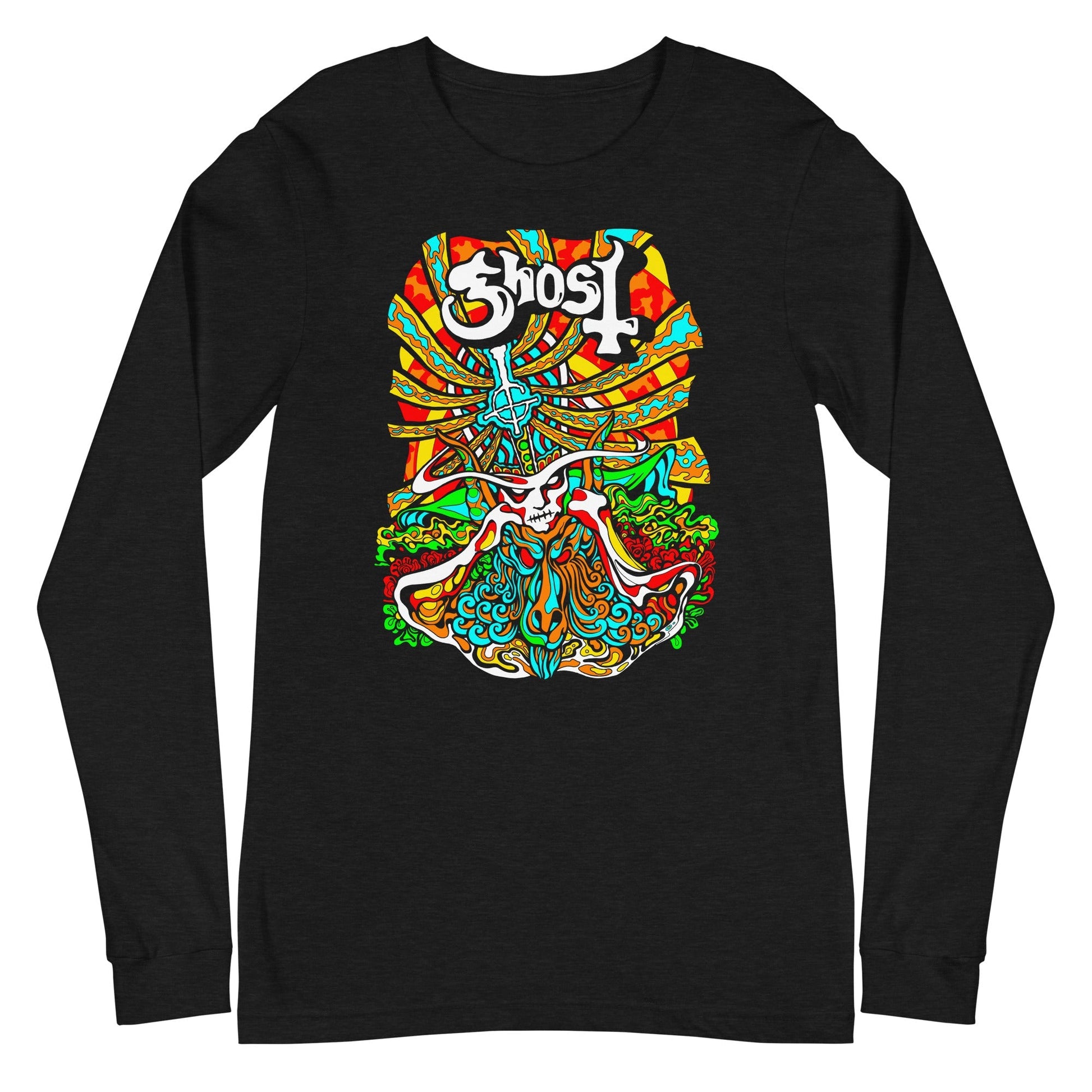 Ghost Ghost - Psychedelic Long Sleeve T-Shirt
