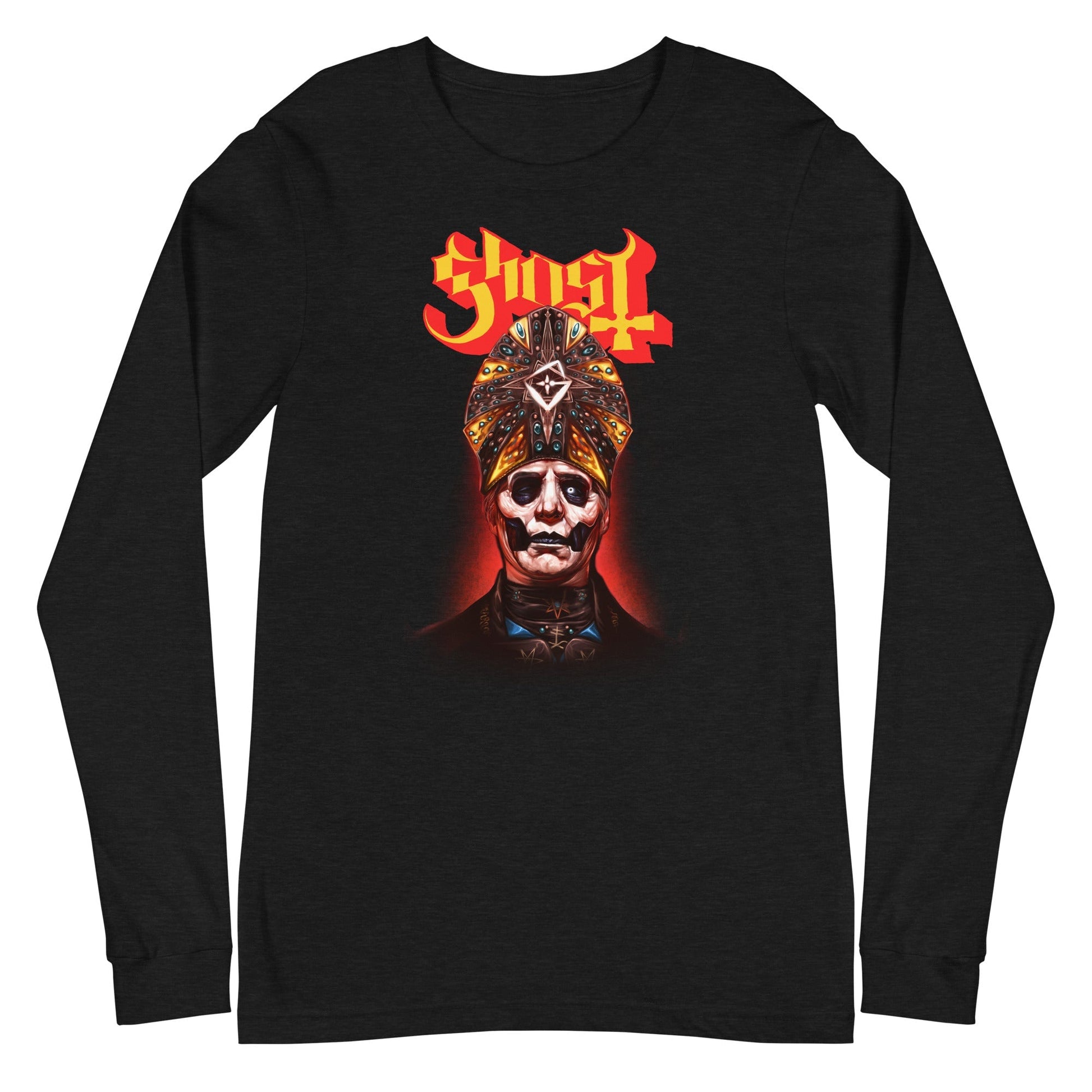 Ghost Ghost - Red Glow Long Sleeve T-Shirt