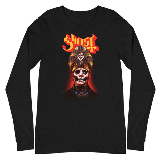 Ghost Ghost - Red Glow Long Sleeve T-Shirt