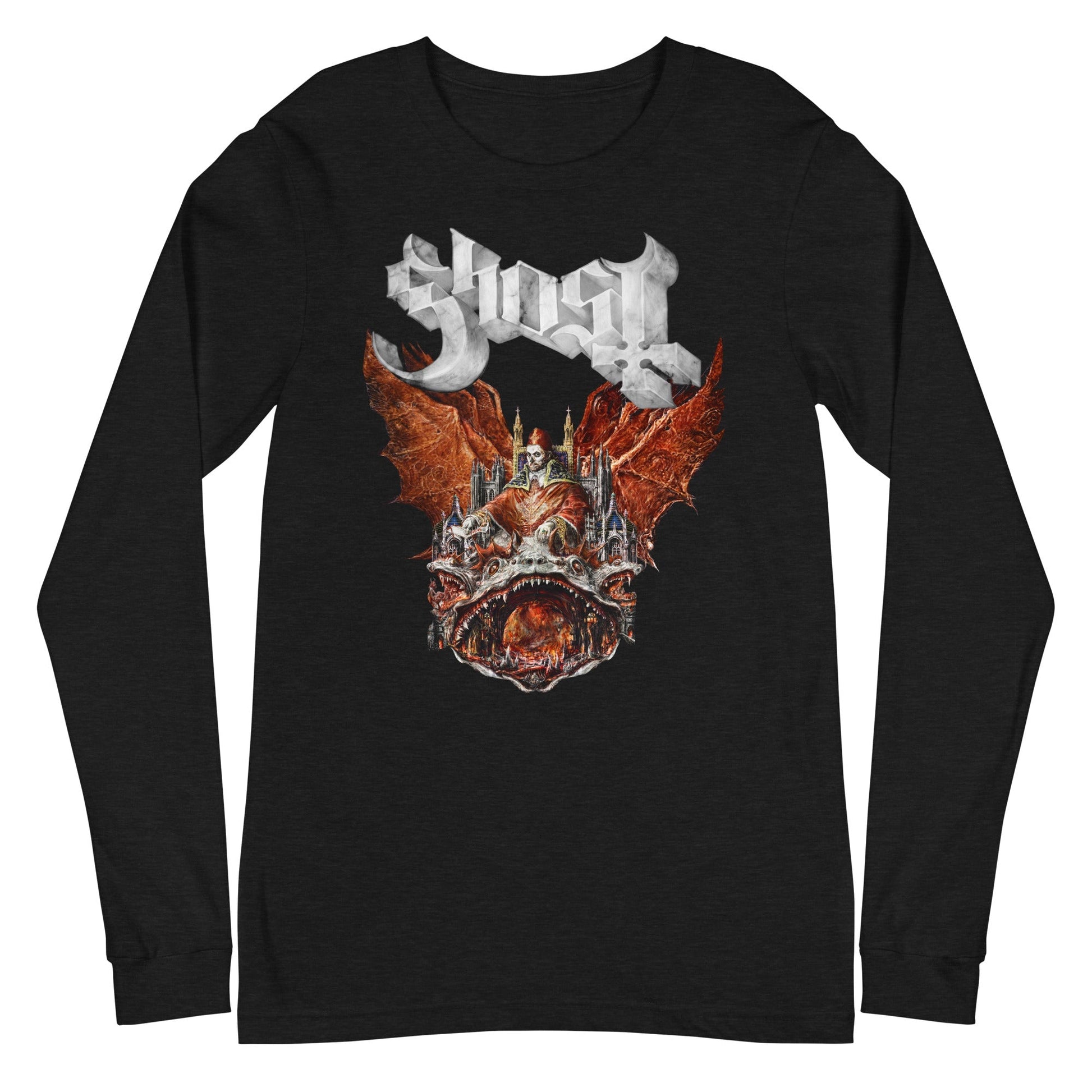Ghost Ghost - Gilded Logo Long Sleeve T-Shirt