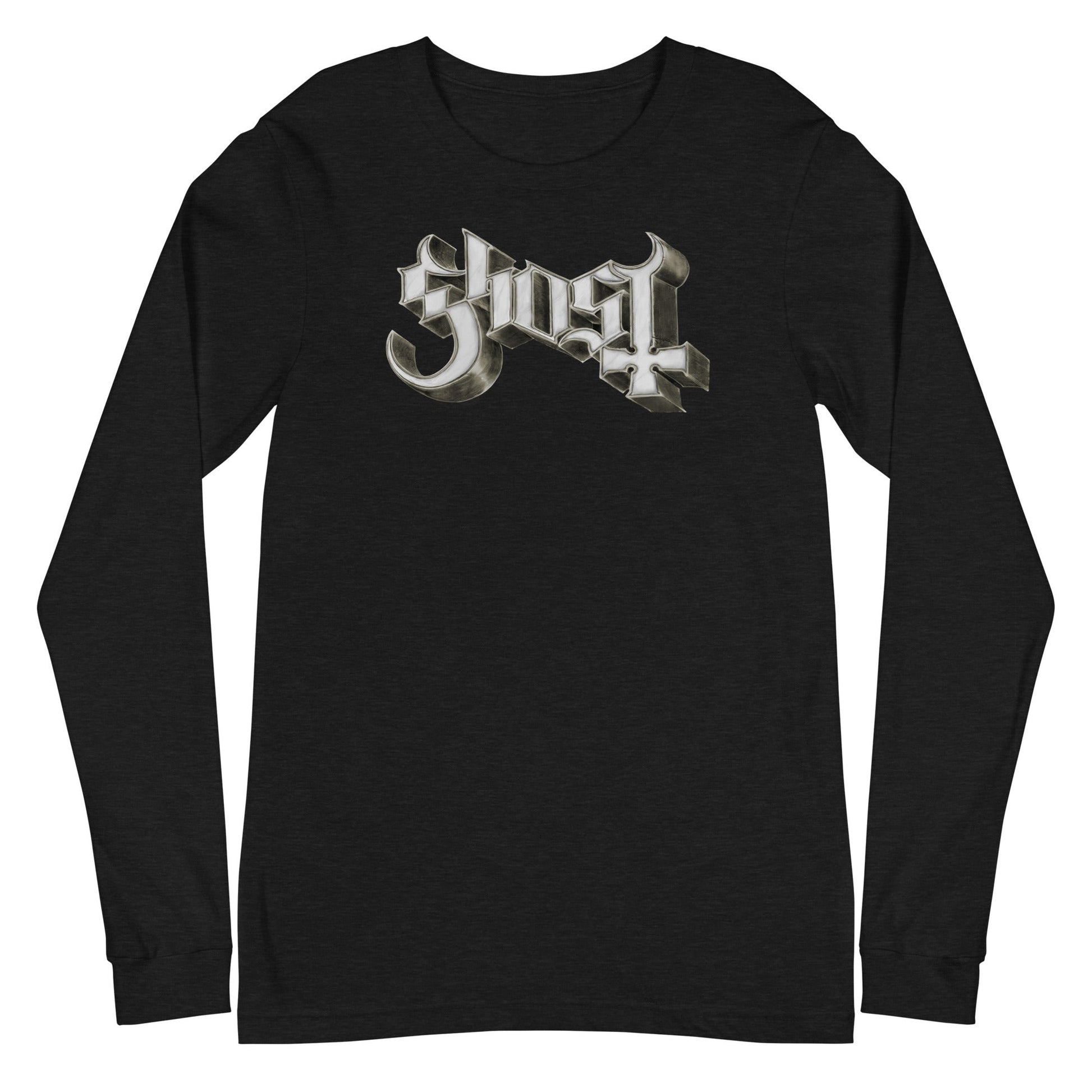 Ghost Ghost - Sliver Logo Long Sleeve T-Shirt