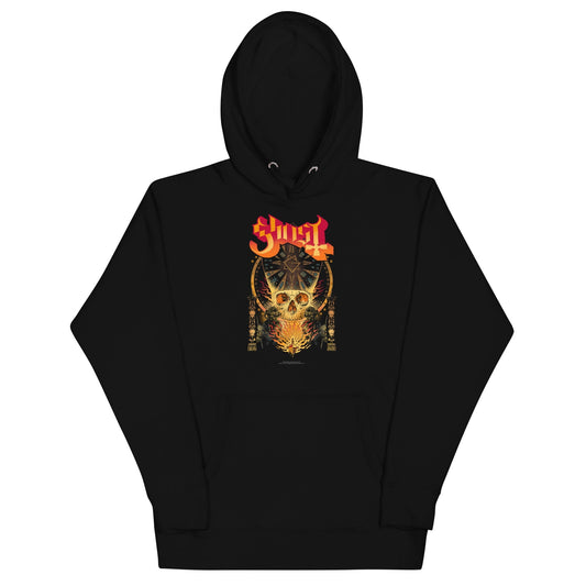 Ghost Ghost - Flaming Logo Hoodie