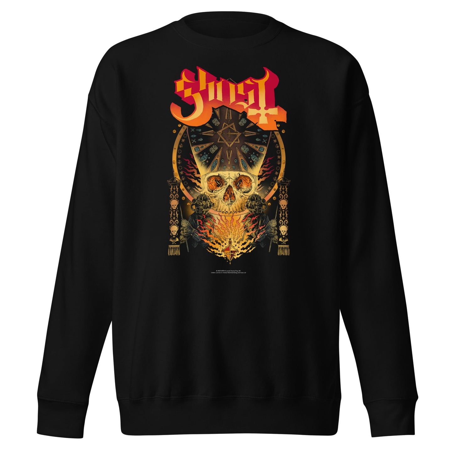Ghost Ghost - Flaming Logo Sweatshirt