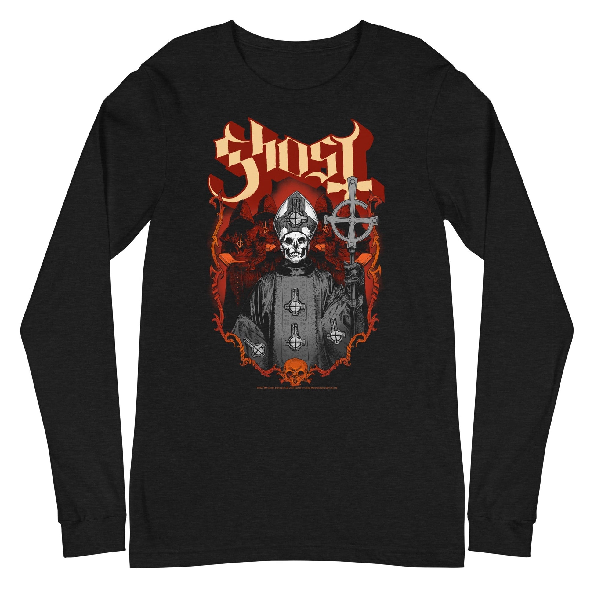 Ghost Ghost - Skull and Robes Long Sleeve T-Shirt