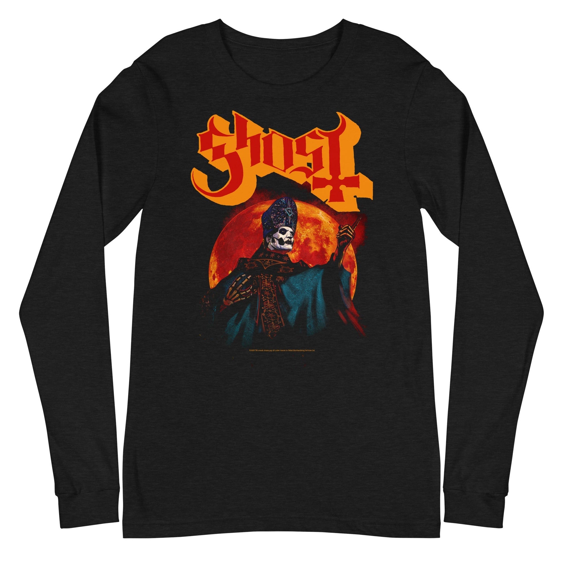 Ghost Ghost - Red Moon Long Sleeve T-Shirt