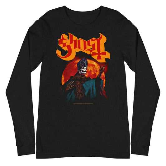 Ghost Ghost - Red Moon Long Sleeve T-Shirt
