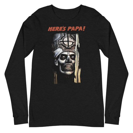 Ghost Ghost - Here's Papa Long Sleeve T-Shirt