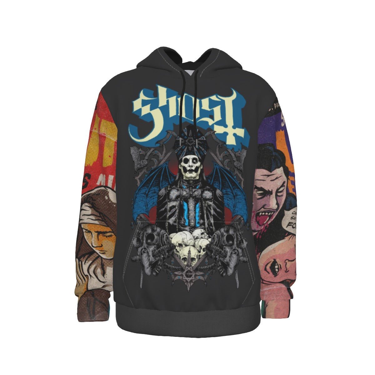 Ghost Ghost - All-Over Print Pullover Hoodie