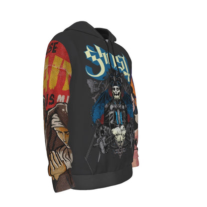 Ghost Ghost - All-Over Print Pullover Hoodie