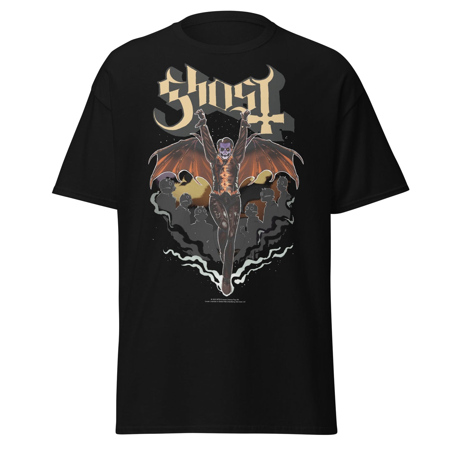 Ghost Ghost - Fly Over Jumbo Print T-Shirt