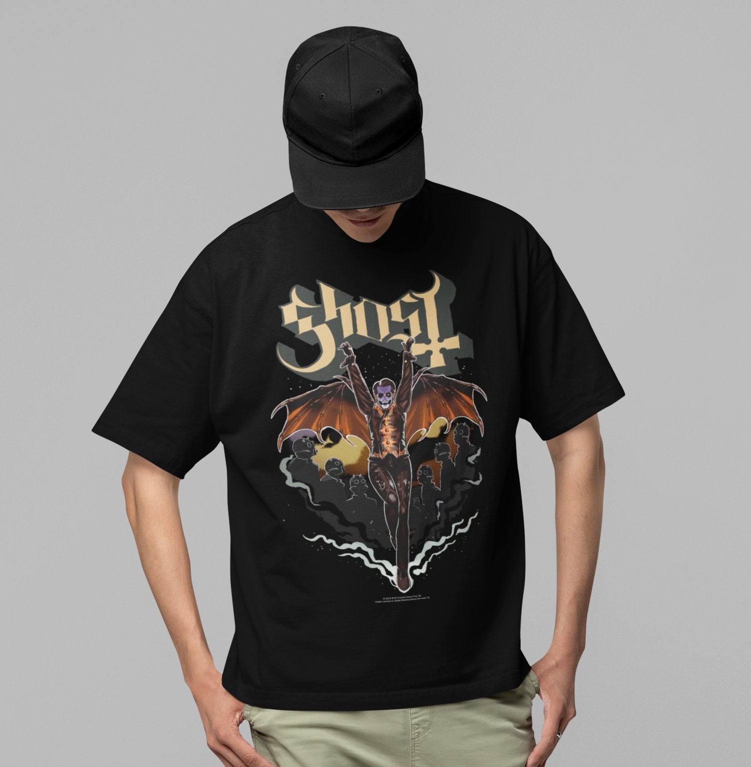 Ghost Ghost - Fly Over Jumbo Print T-Shirt