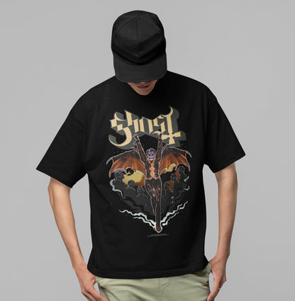 Ghost Ghost - Fly Over Jumbo Print T-Shirt
