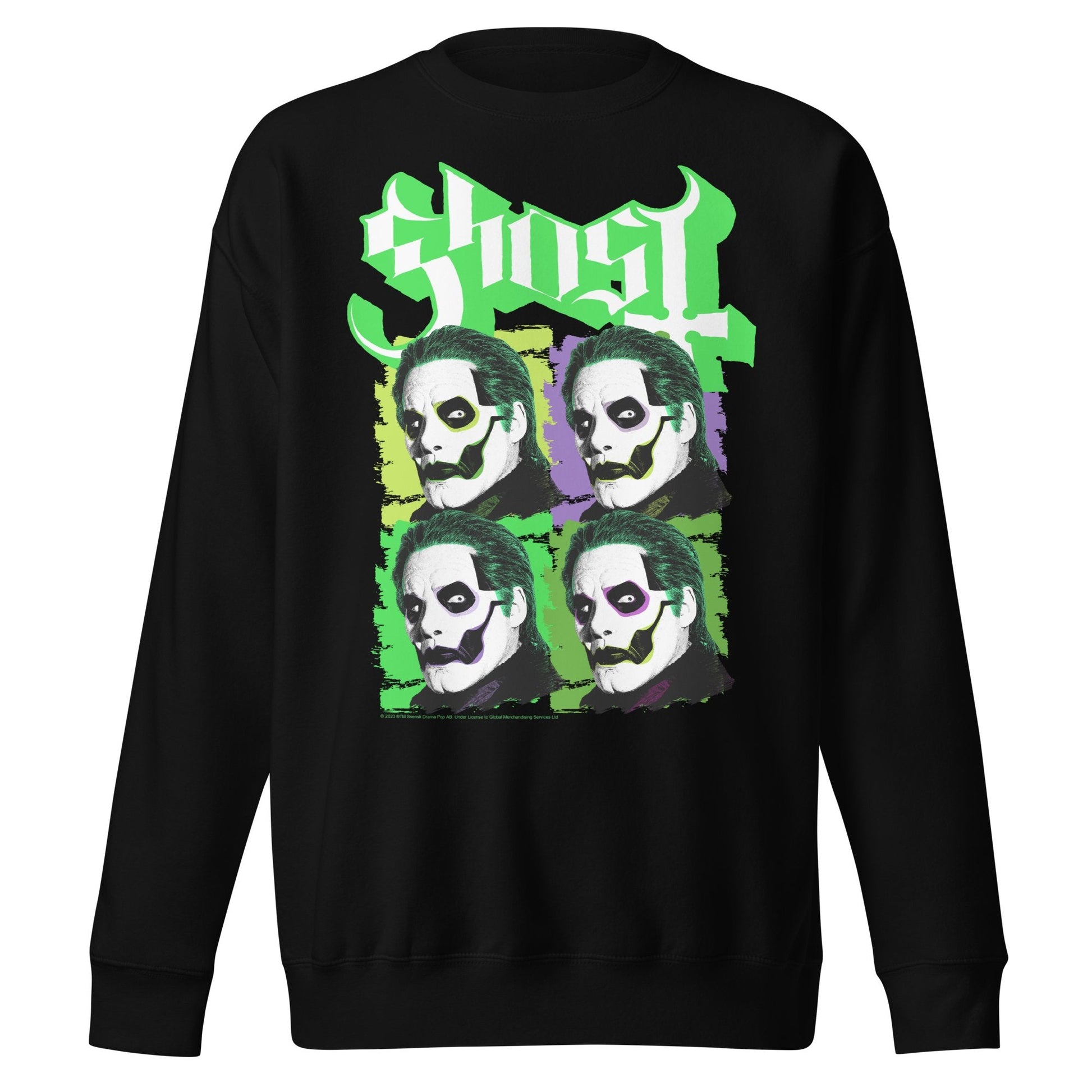 Ghost Ghost - Green Jokers Jumbo Print Sweatshirt