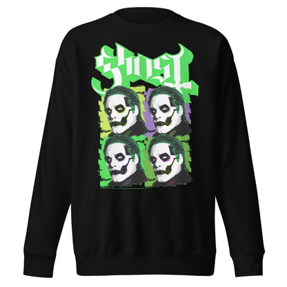 Ghost Ghost - Green Jokers Jumbo Print Sweatshirt