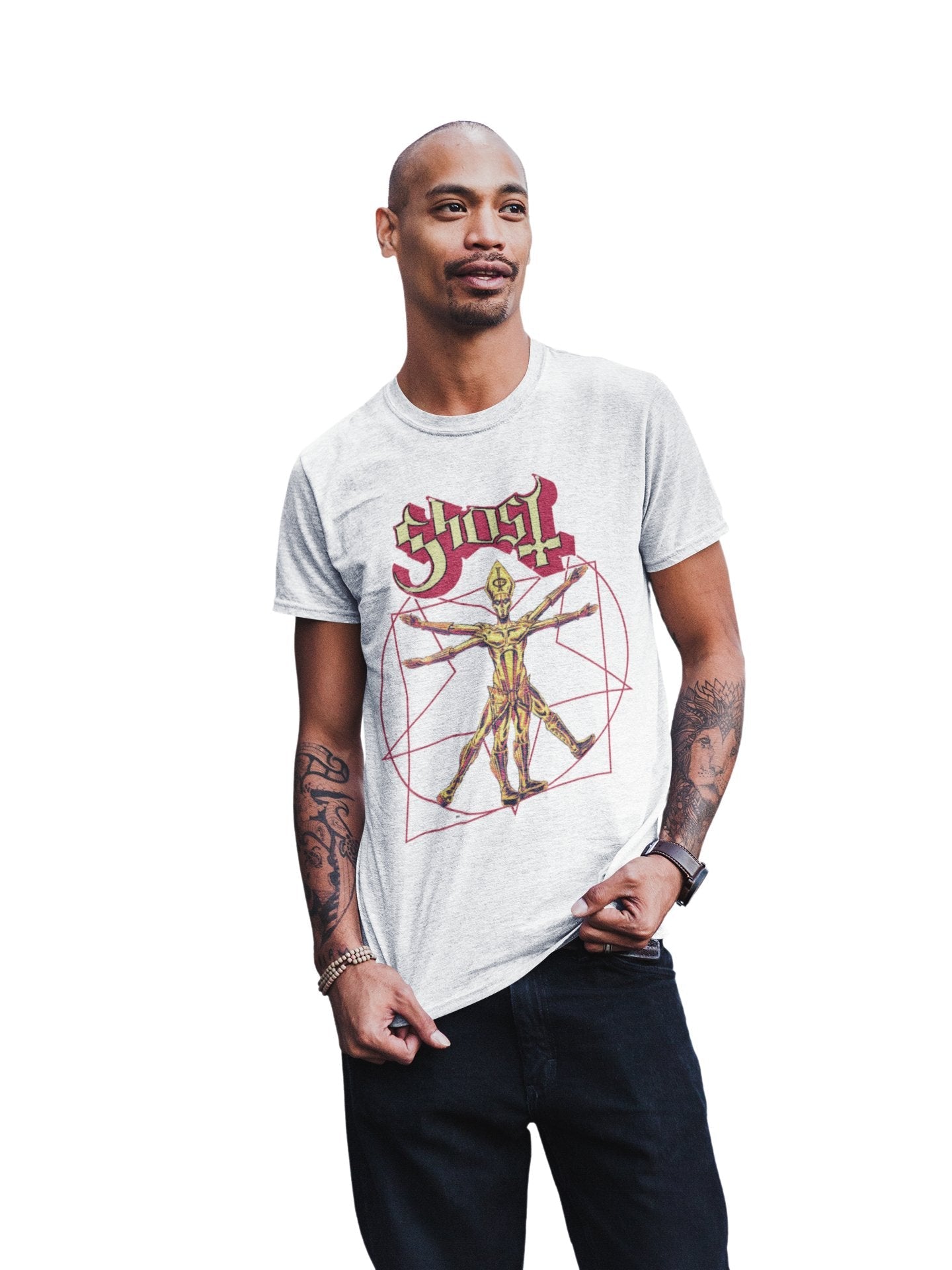 Ghost Ghost - In the Machine Jumbo Print T-Shirt