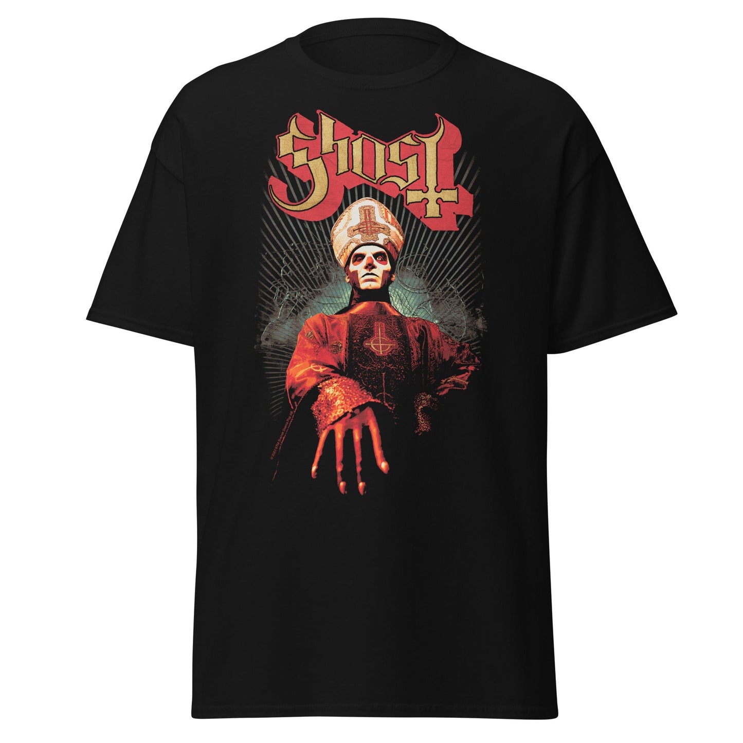 Ghost Ghost - Kiss the Ring Jumbo Print T-Shirt