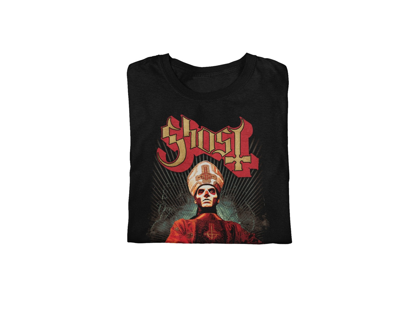 Ghost Ghost - Kiss the Ring Jumbo Print T-Shirt