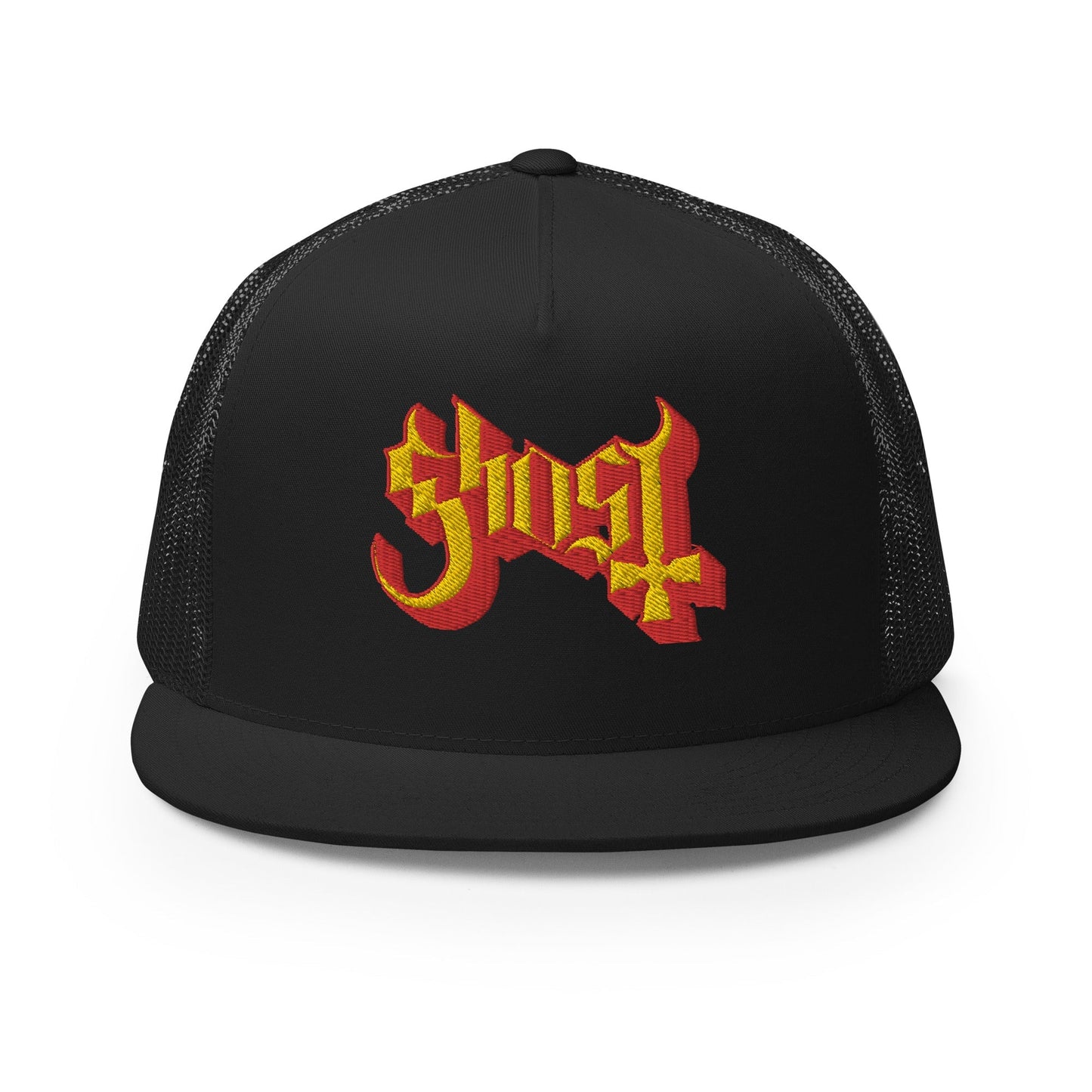 Ghost Ghost - Logo Flat Brim Trucker Hat