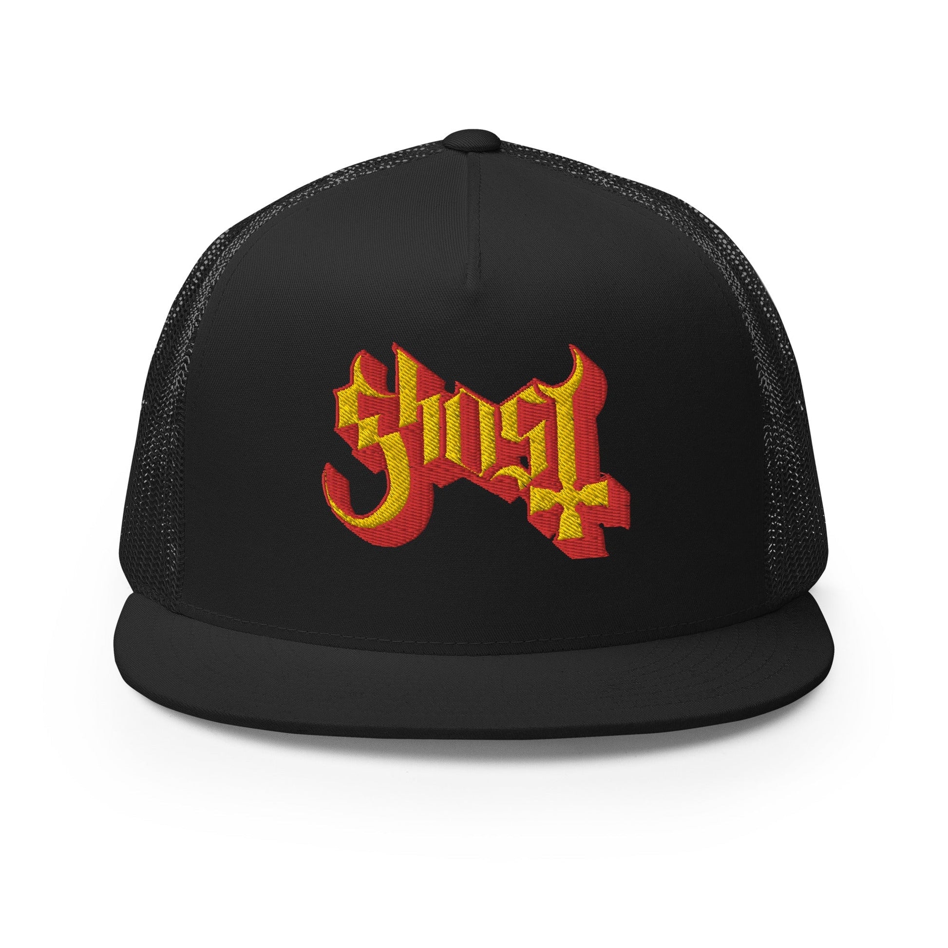 Ghost Ghost - Logo Flat Brim Trucker Hat