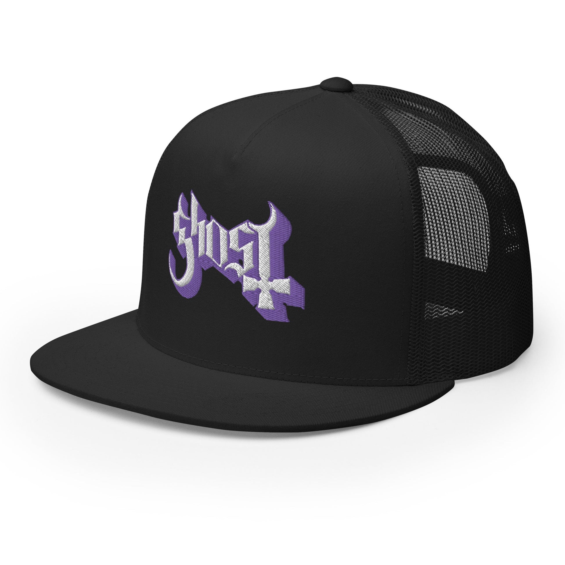 Ghost Ghost - Logo Flat Brim Trucker Hat