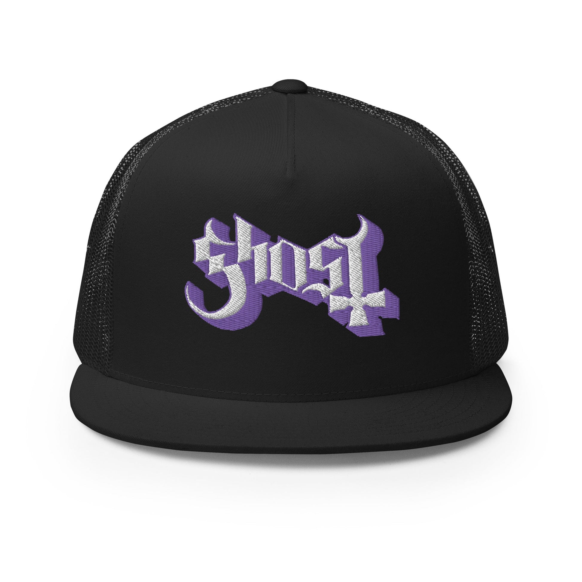 Ghost Ghost - Logo Flat Brim Trucker Hat