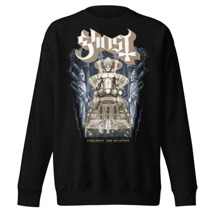 Ghost Ghost - Monument Jumbo Print Sweatshirt