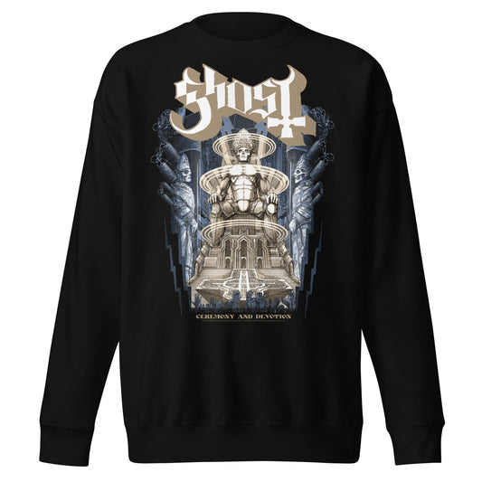 Ghost Ghost - Monument Jumbo Print Sweatshirt