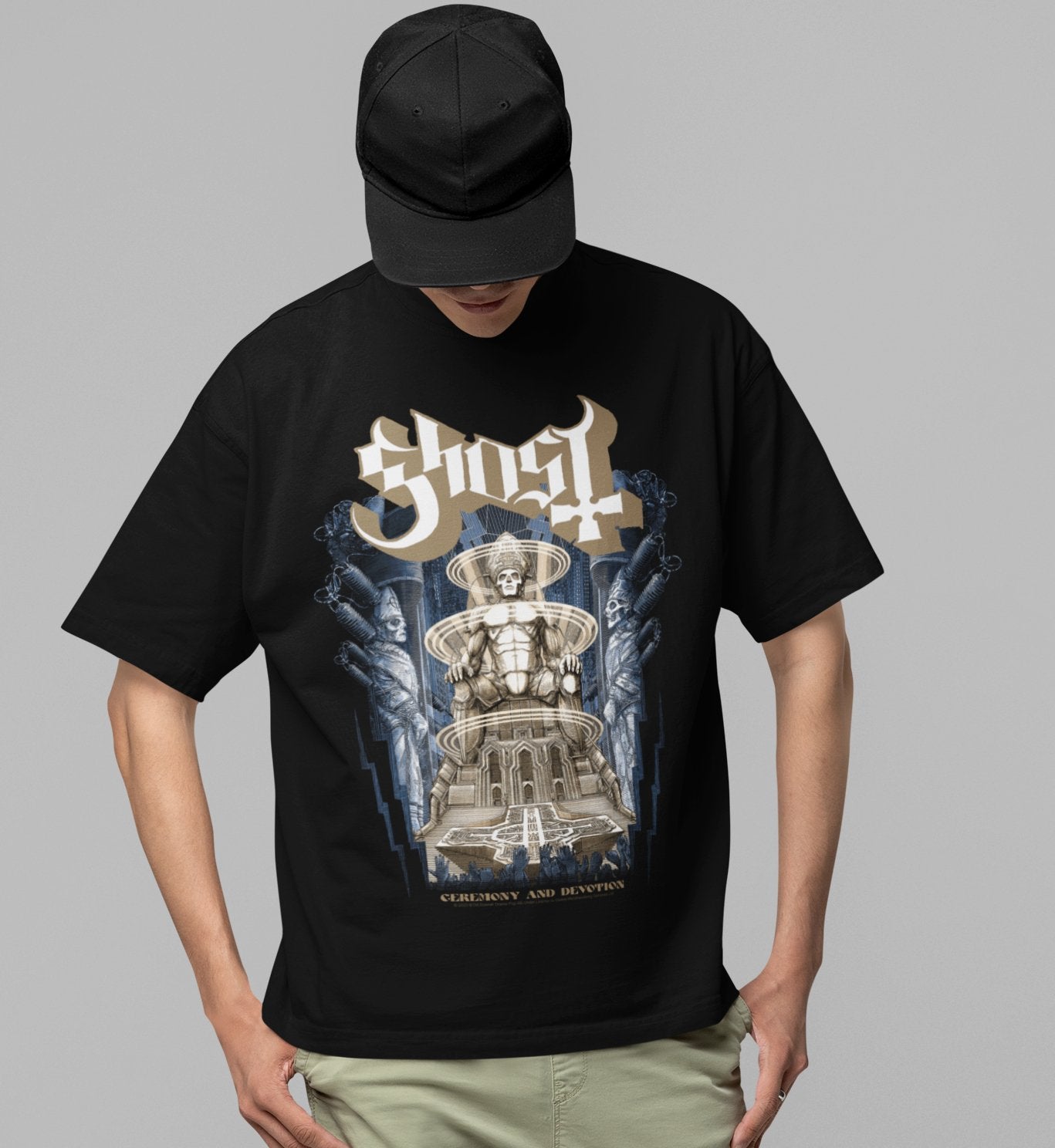 Ghost Ghost - Monument Jumbo Print T-Shirt