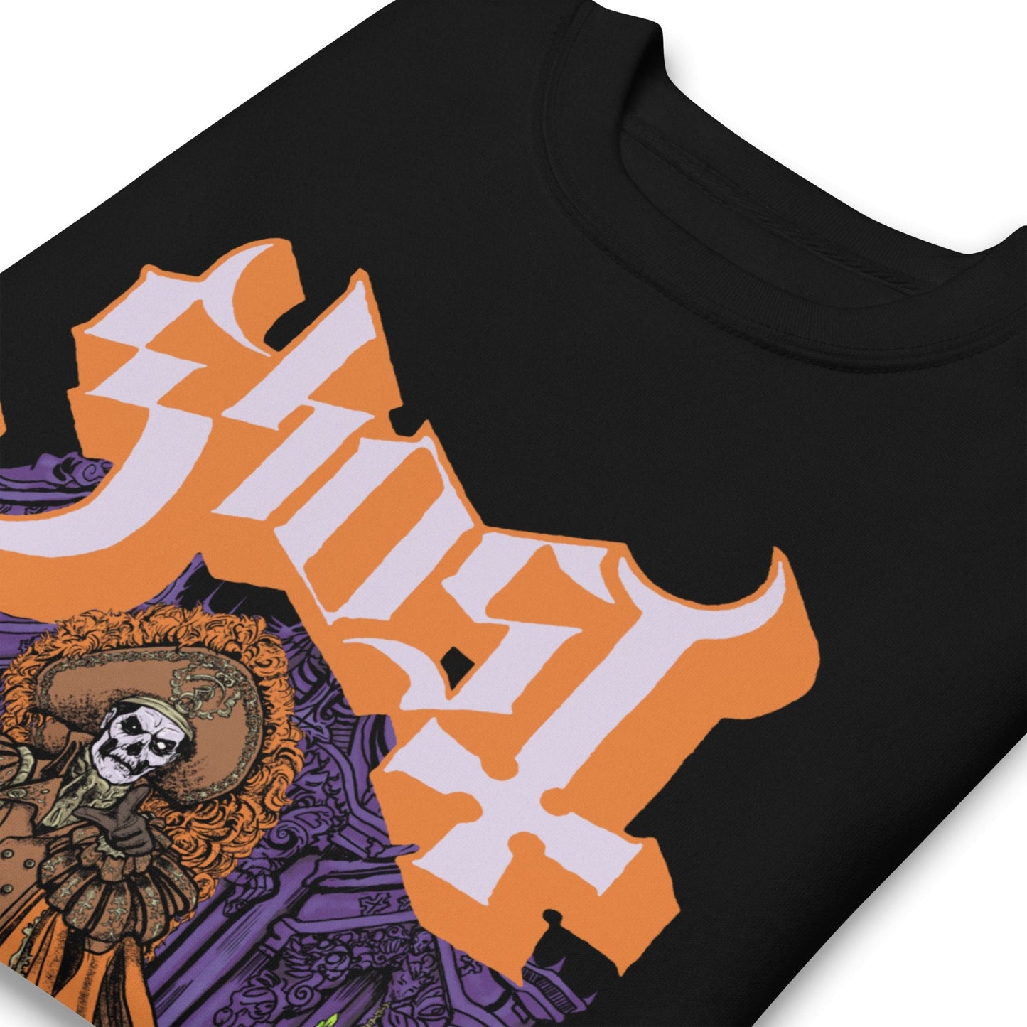 Ghost Ghost - Orange Cape Jumbo Print Sweatshirt