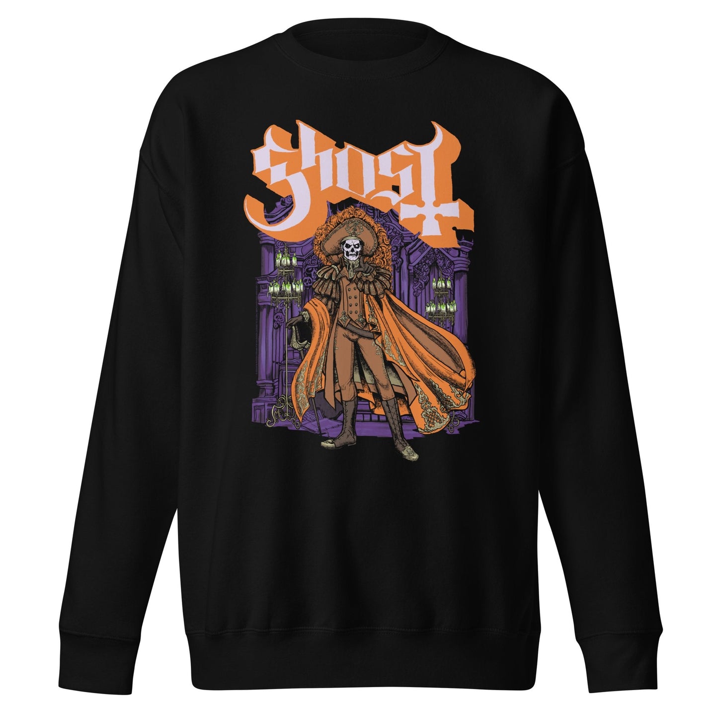 Ghost Ghost - Orange Cape Jumbo Print Sweatshirt