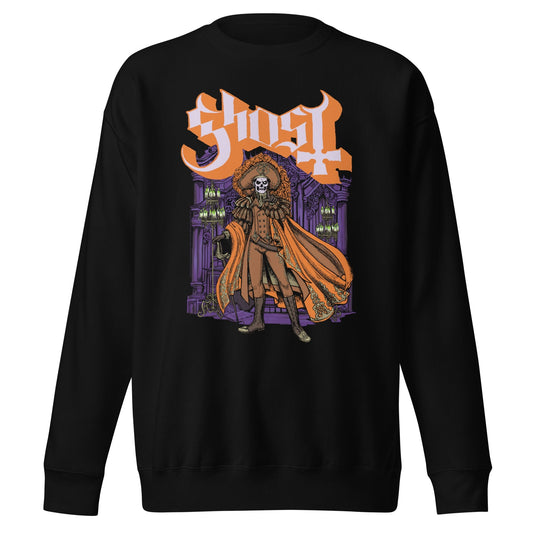 Ghost Ghost - Orange Cape Jumbo Print Sweatshirt