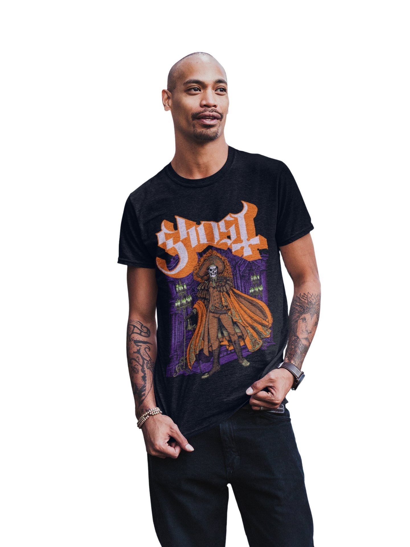 Ghost Ghost - Orange Cape T-Shirt
