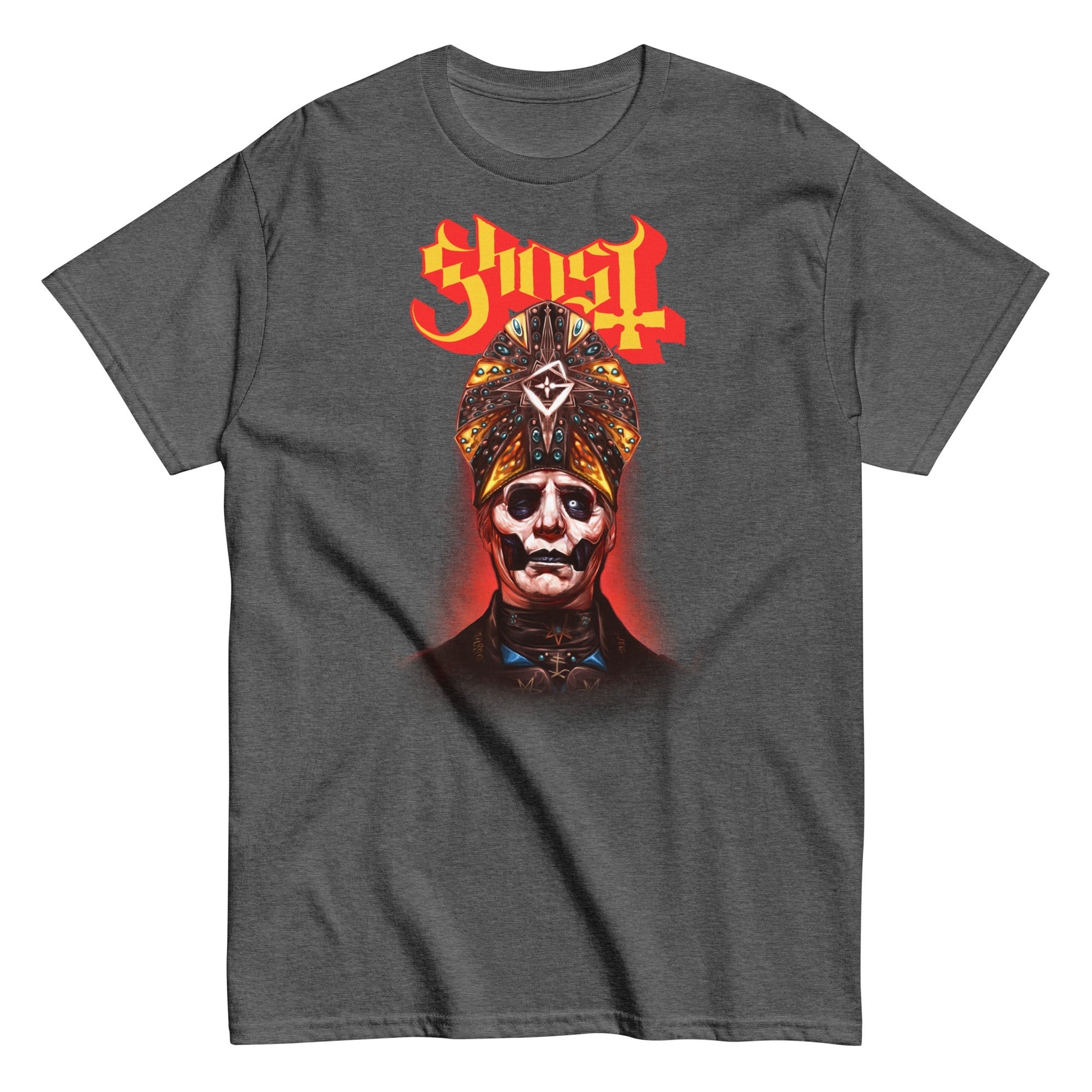 Ghost Ghost - Red Glow T-Shirt - Charcoal