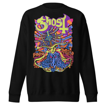 Ghost Ghost - Stained Glass Jumbo Print Sweatshirt