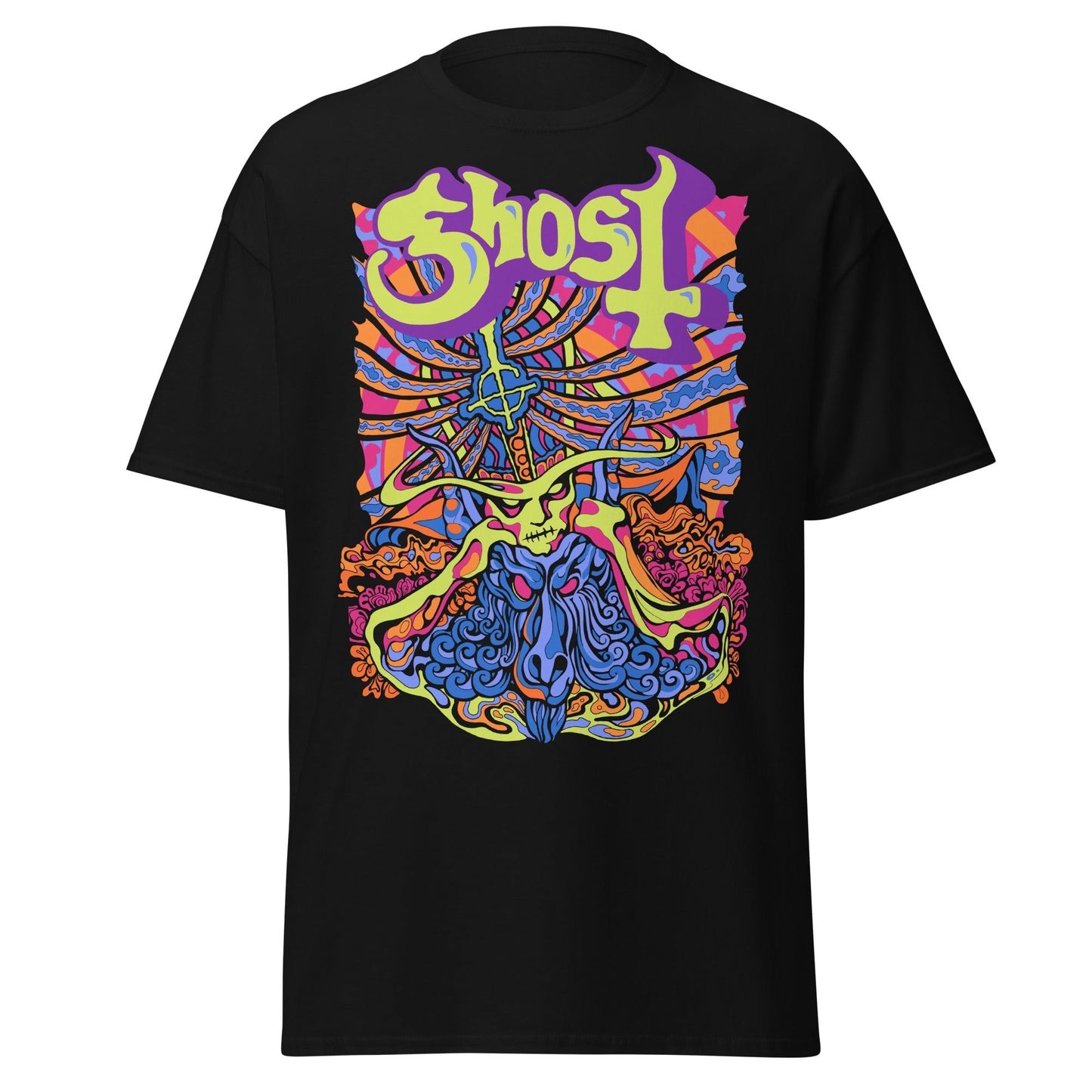 Ghost Ghost - Stained Glass Jumbo Print T-Shirt