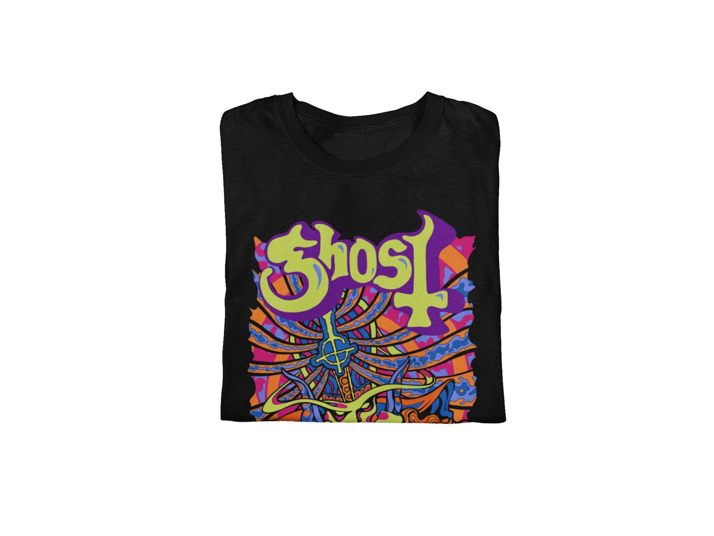 Ghost Ghost - Stained Glass Jumbo Print T-Shirt