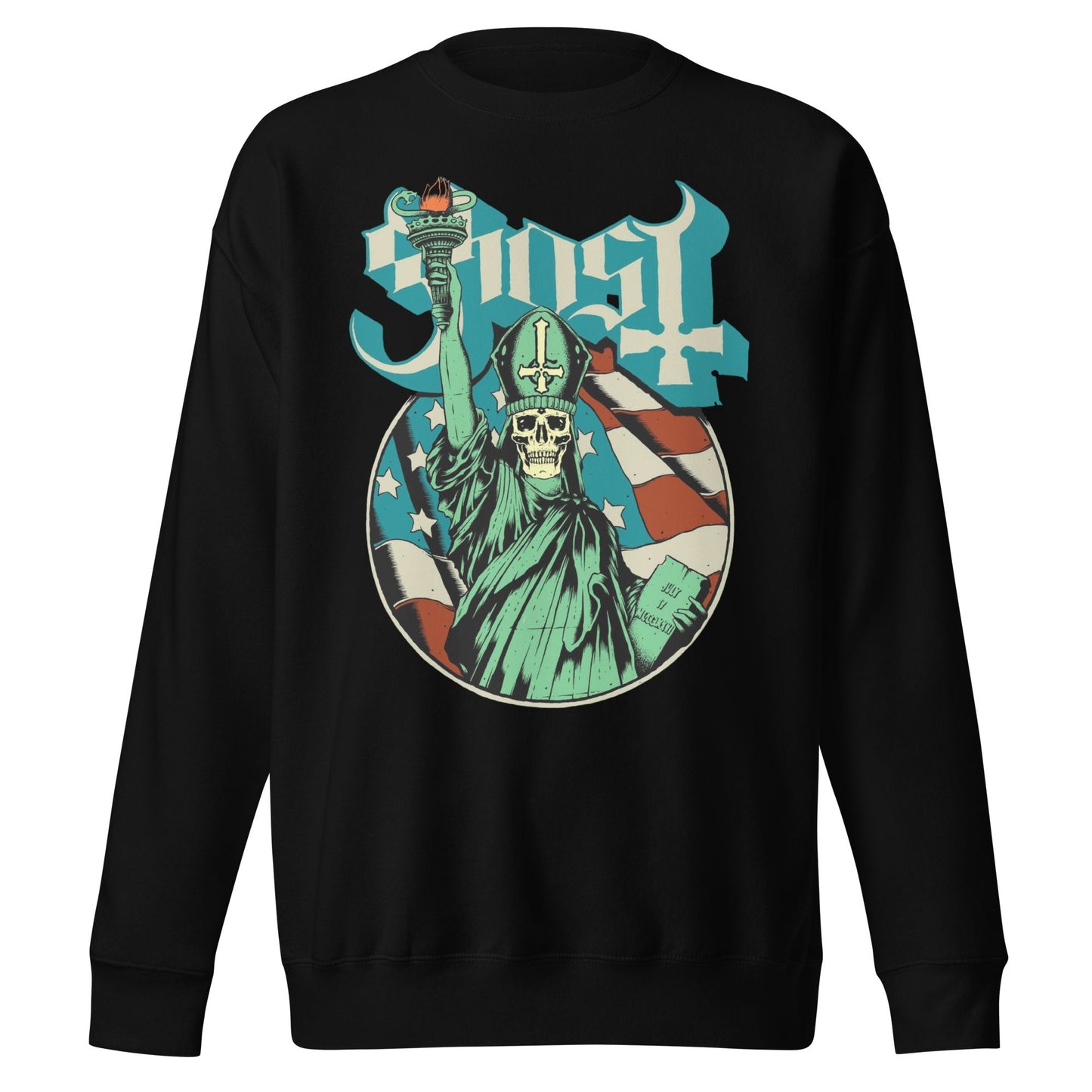 Ghost Ghost - Statue of Liberty Jumbo Print Sweatshirt