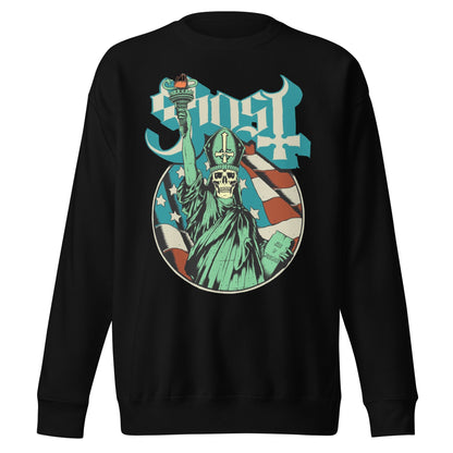Ghost Ghost - Statue of Liberty Jumbo Print Sweatshirt
