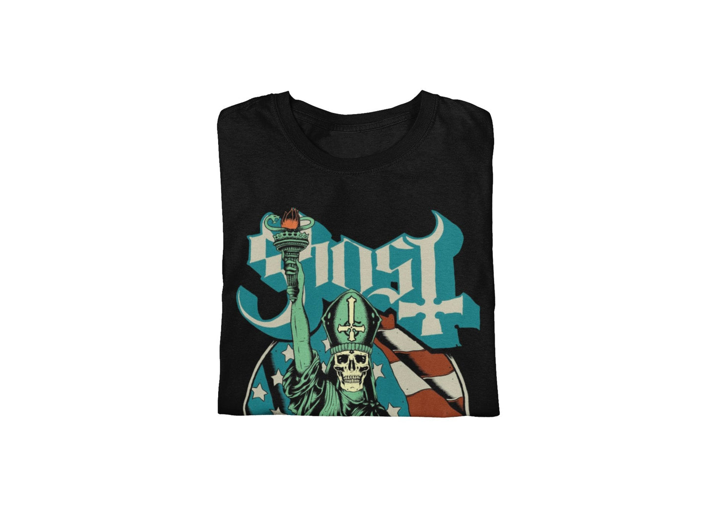Ghost Ghost - Statue of Liberty Jumbo Print T-Shirt