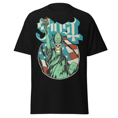Ghost Ghost - Statue of Liberty Jumbo Print T-Shirt