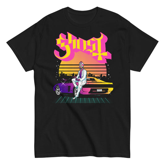 Ghost Ghost - Sunset Car T-Shirt